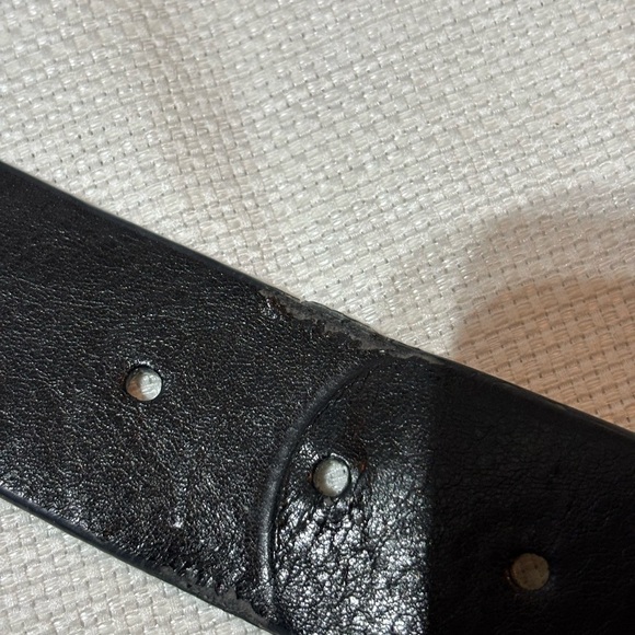 WHBM Black Leather Belt Size XS main image 7